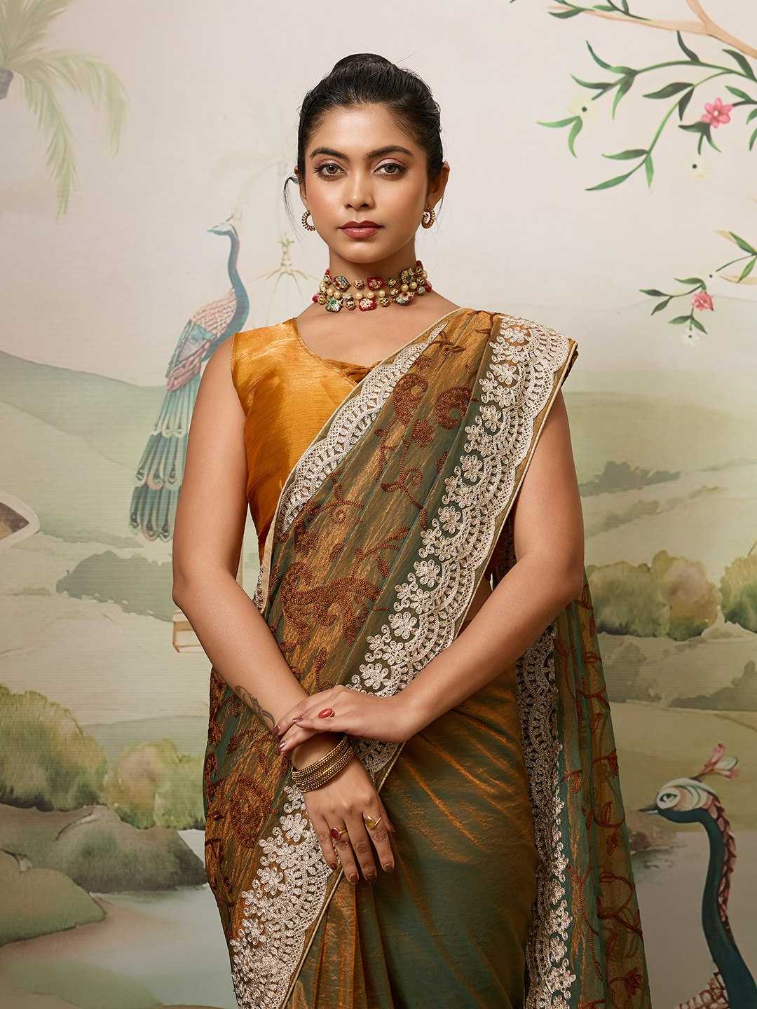 Soft Net  Saree